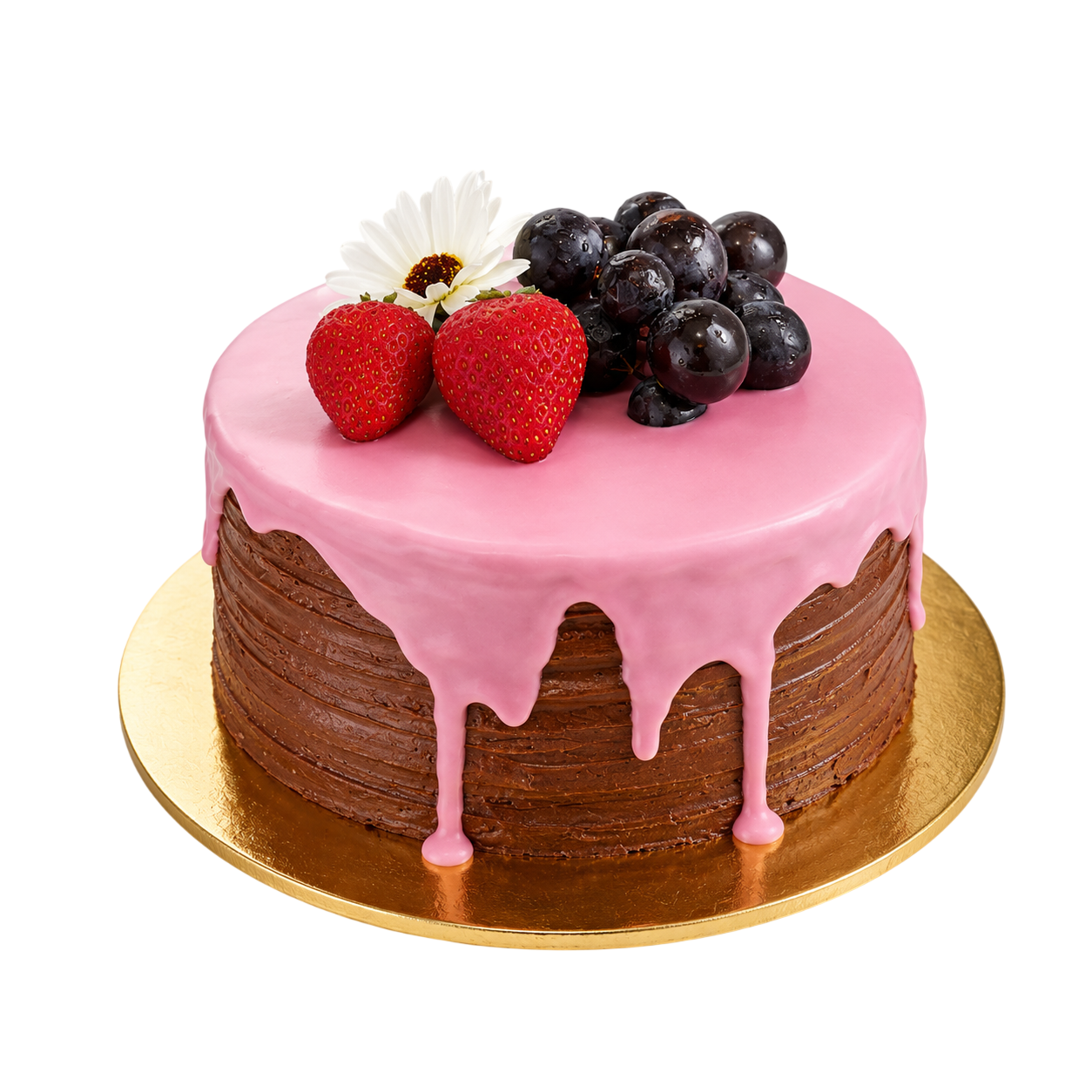Bolo de Chocolate com Frutas Frescas 8