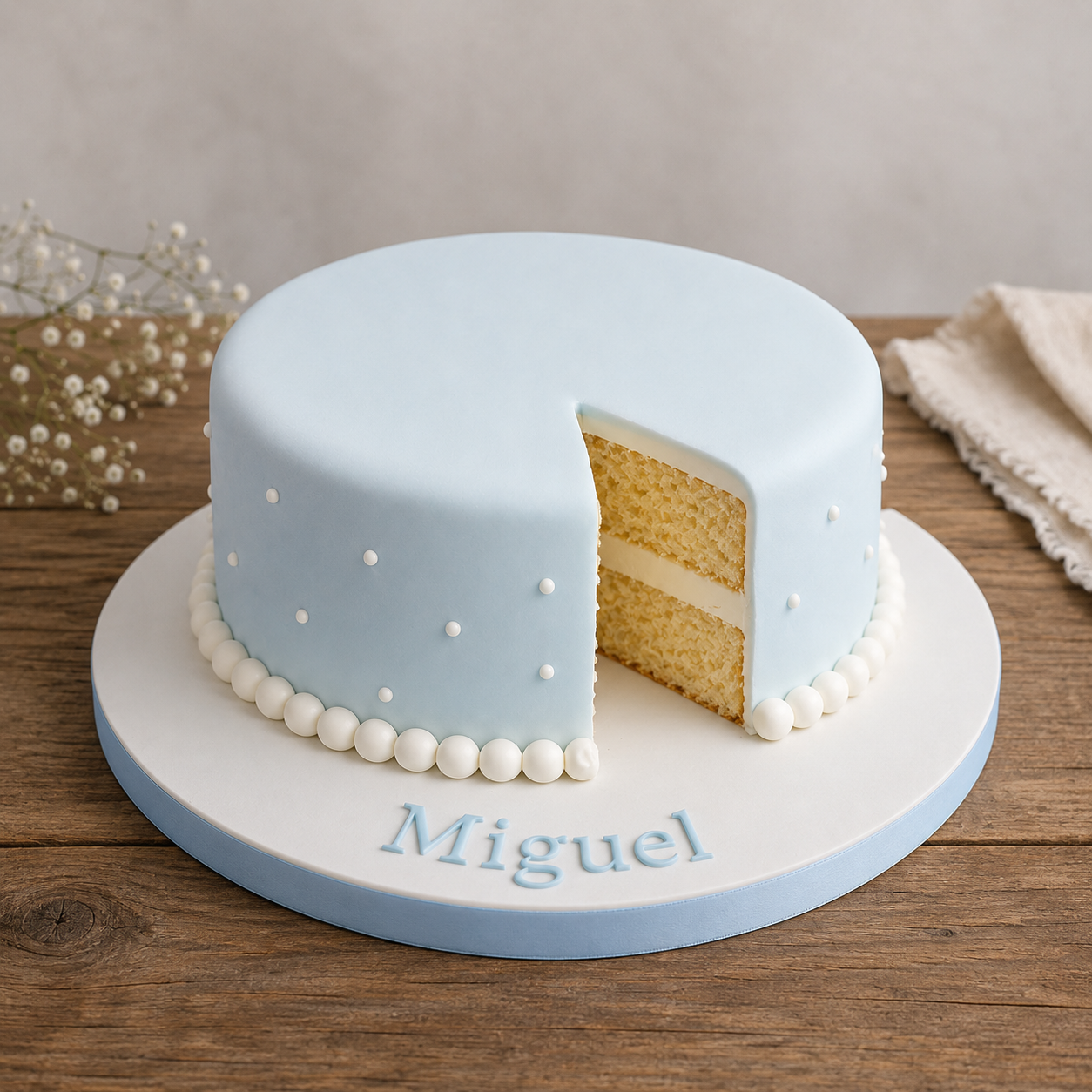 Bolo de Batizado para Menino 2