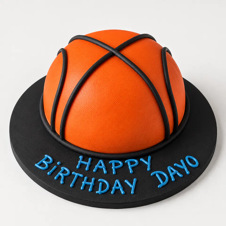 Bolo de Aniversário Basquetebol 1