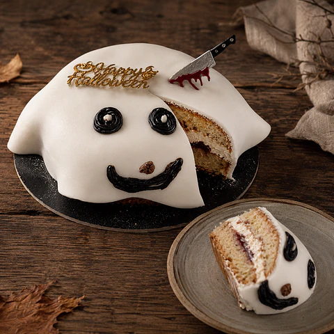 Bolo Fantasma 👻 de Halloween  🎃 🕸️