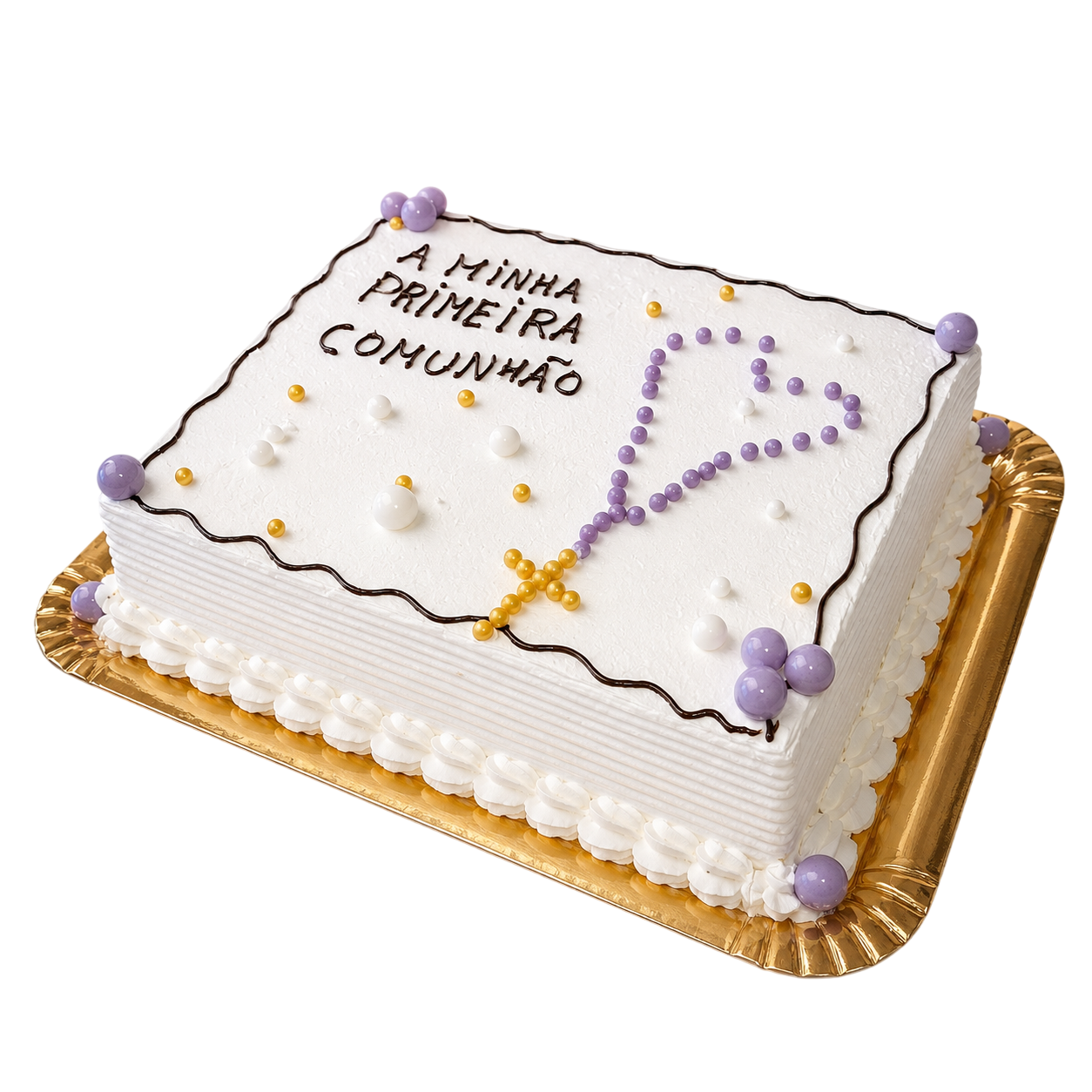 Bolo de Primeira Comunhão com Terço 3