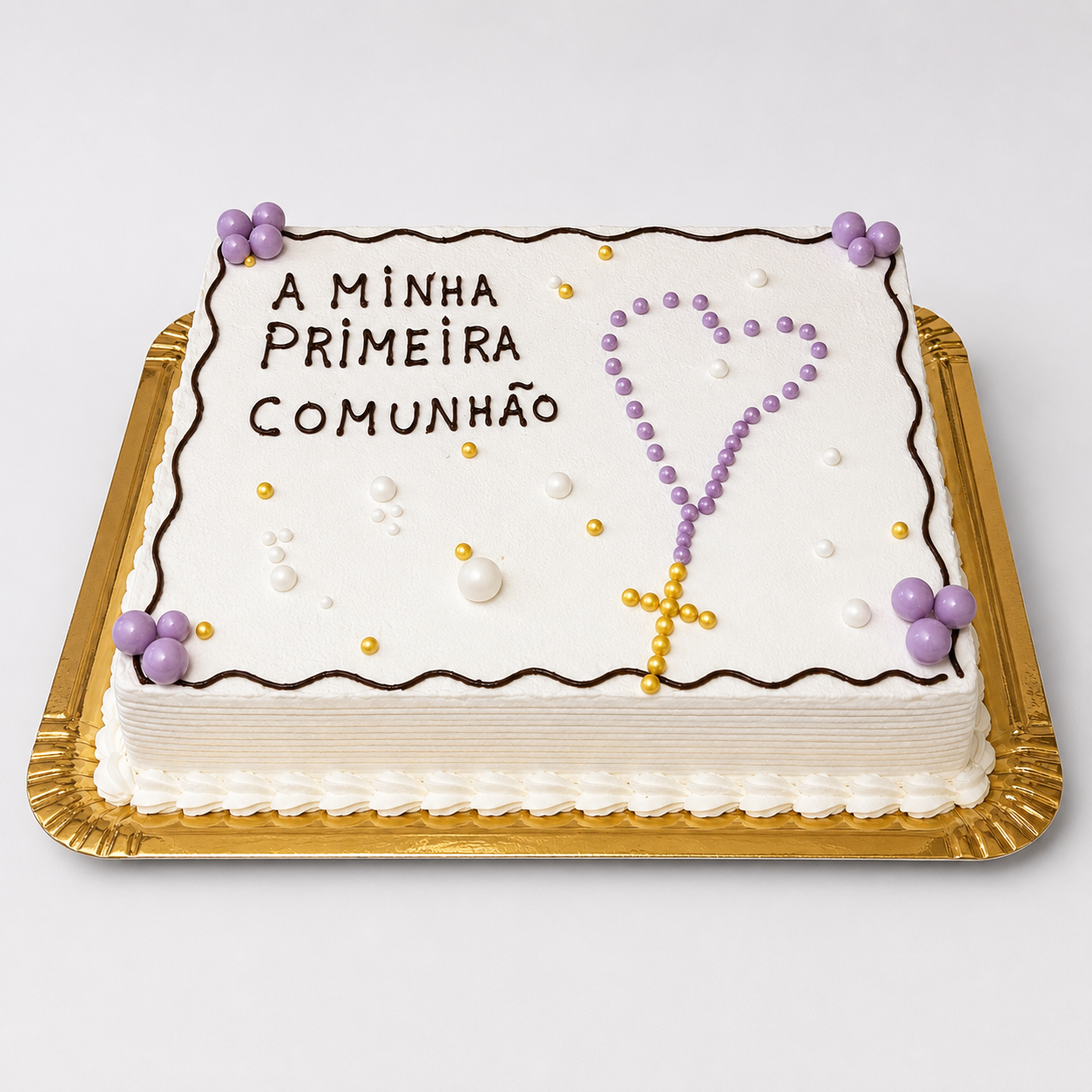 Bolo de Primeira Comunhão com Terço 6