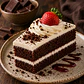 Fatia de Bolo de Chocolate com Morango - Thumbnail 4
