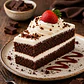 Fatia de Bolo de Chocolate com Morango - Thumbnail 2