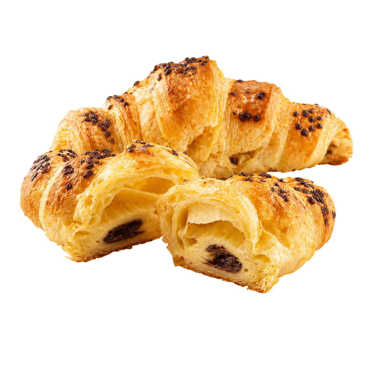 Croissant Folhado com Chocolate 3