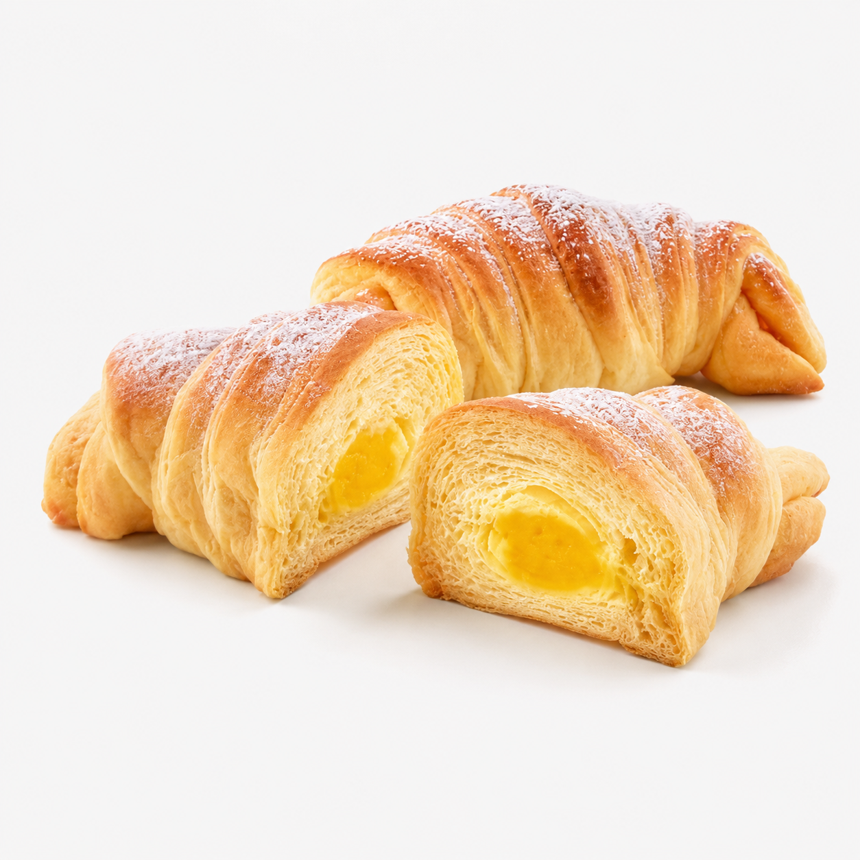 Croissant Brioche com Creme Pasteleiro 1