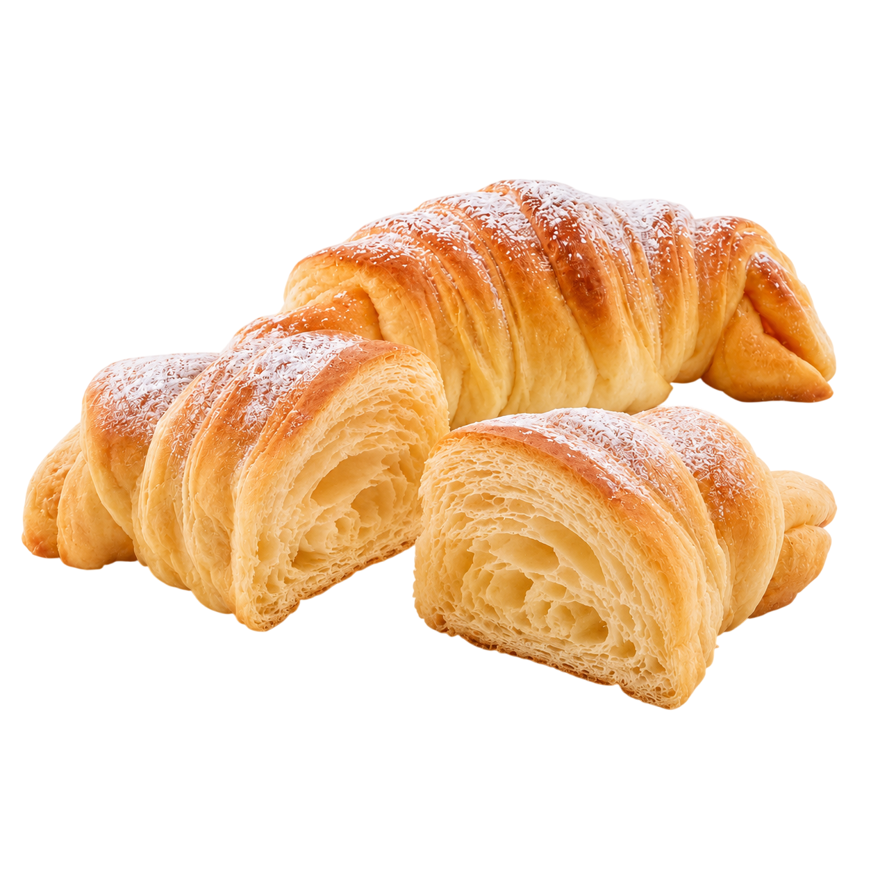 Croissant Folhado Polvilhado com Açúcar 3