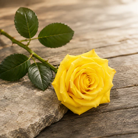 Rosa Amarela à Unidade