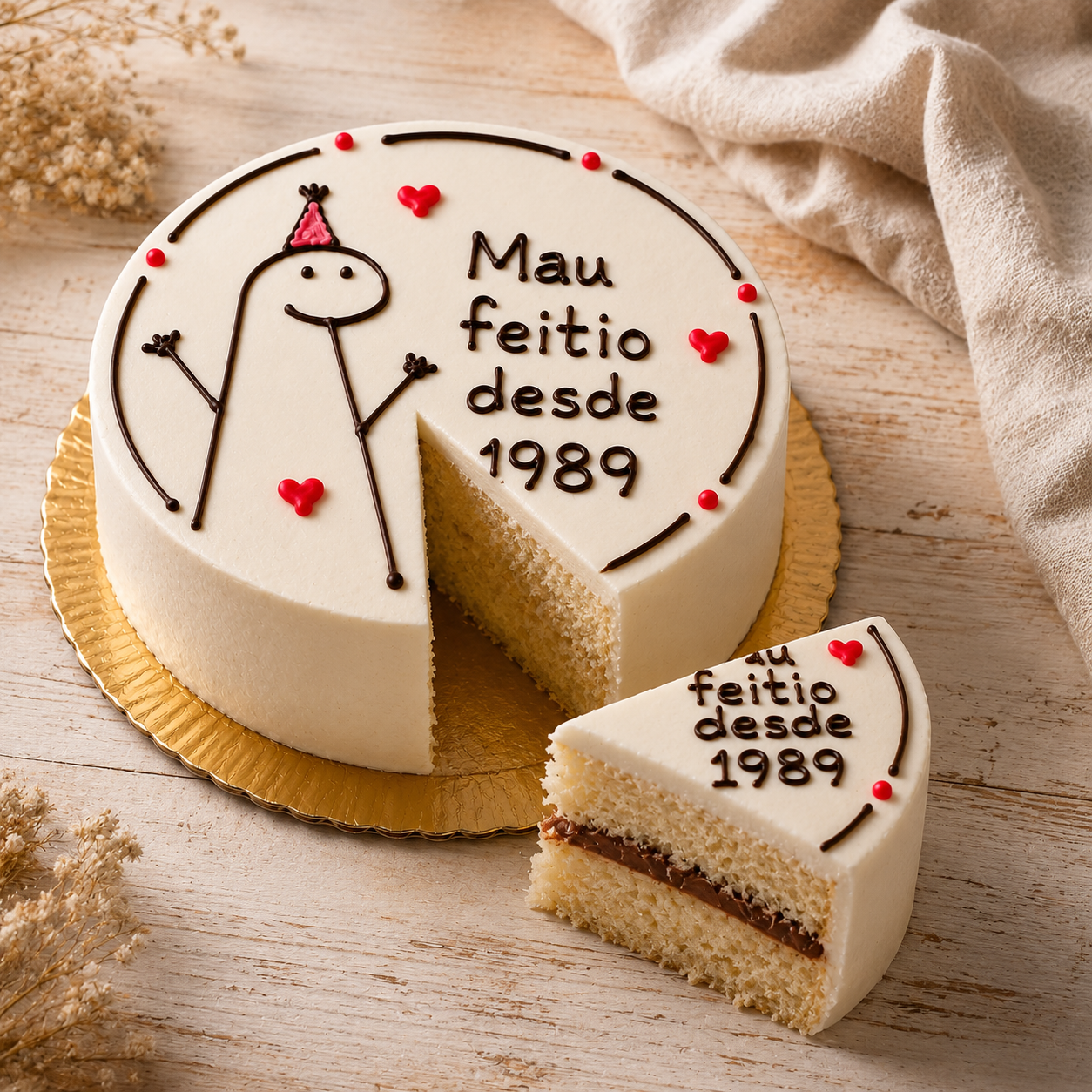 Bento Cake “Mau Feitio Desde 1989” 2