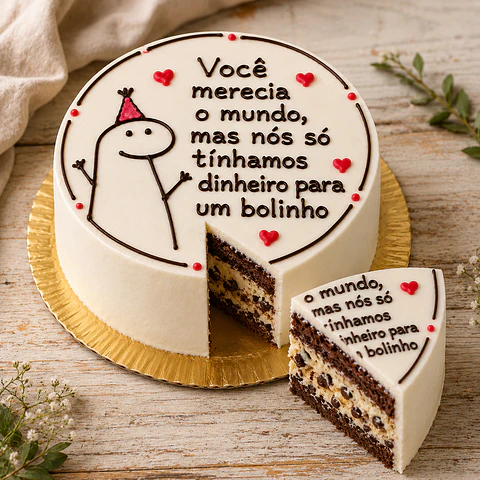 Bento Cake “Você Merecia o Mundo”