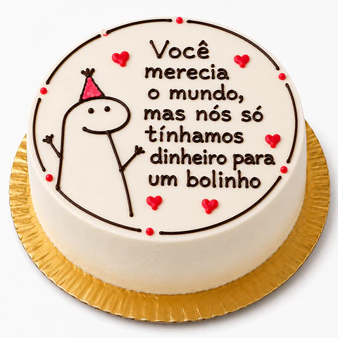 Bento Cake “Você Merecia o Mundo”