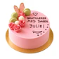 Bolo de Aniversário Feminino Rosa com Macarons - Thumbnail 3