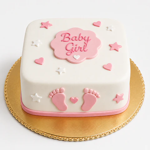 Bolo de Babyshower Menina