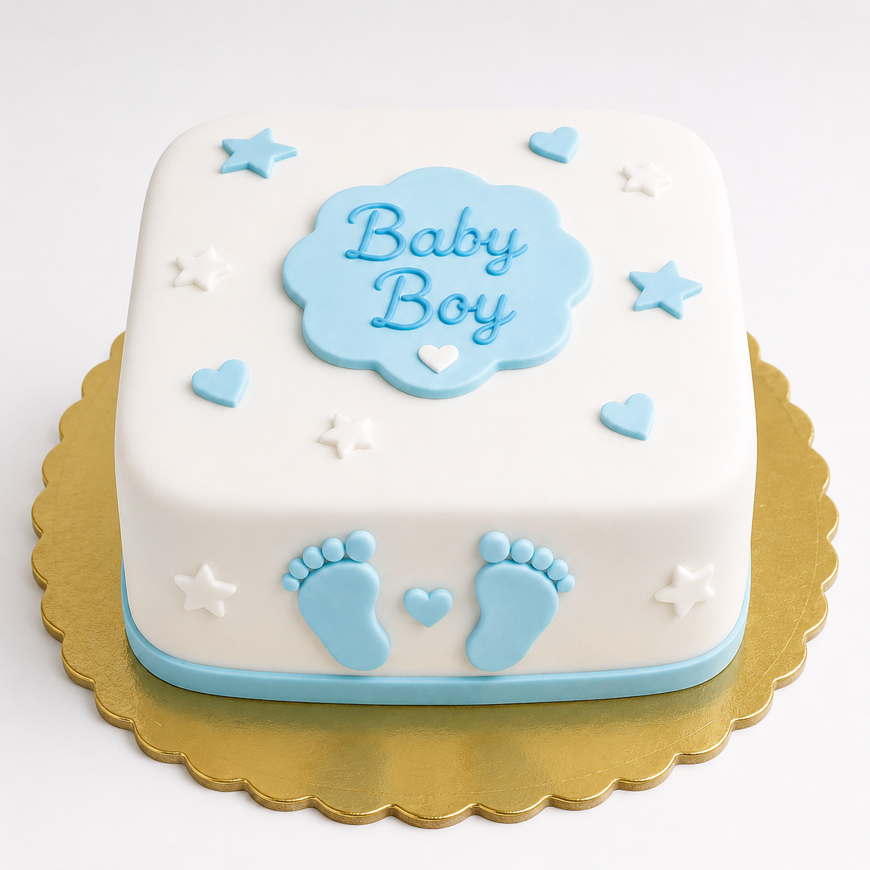 Bolo de Babyshower Menino 1