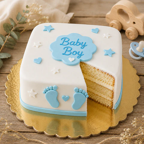 Bolo de Babyshower Menino