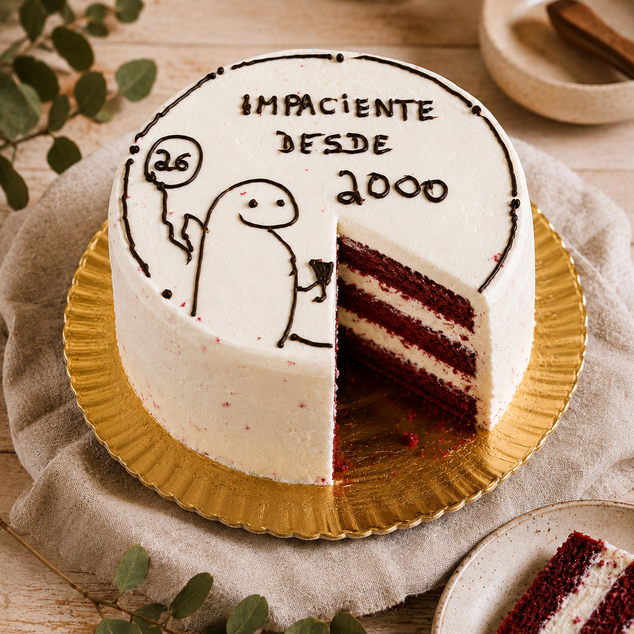 Bento Cake “Impaciente desde 2000” 5