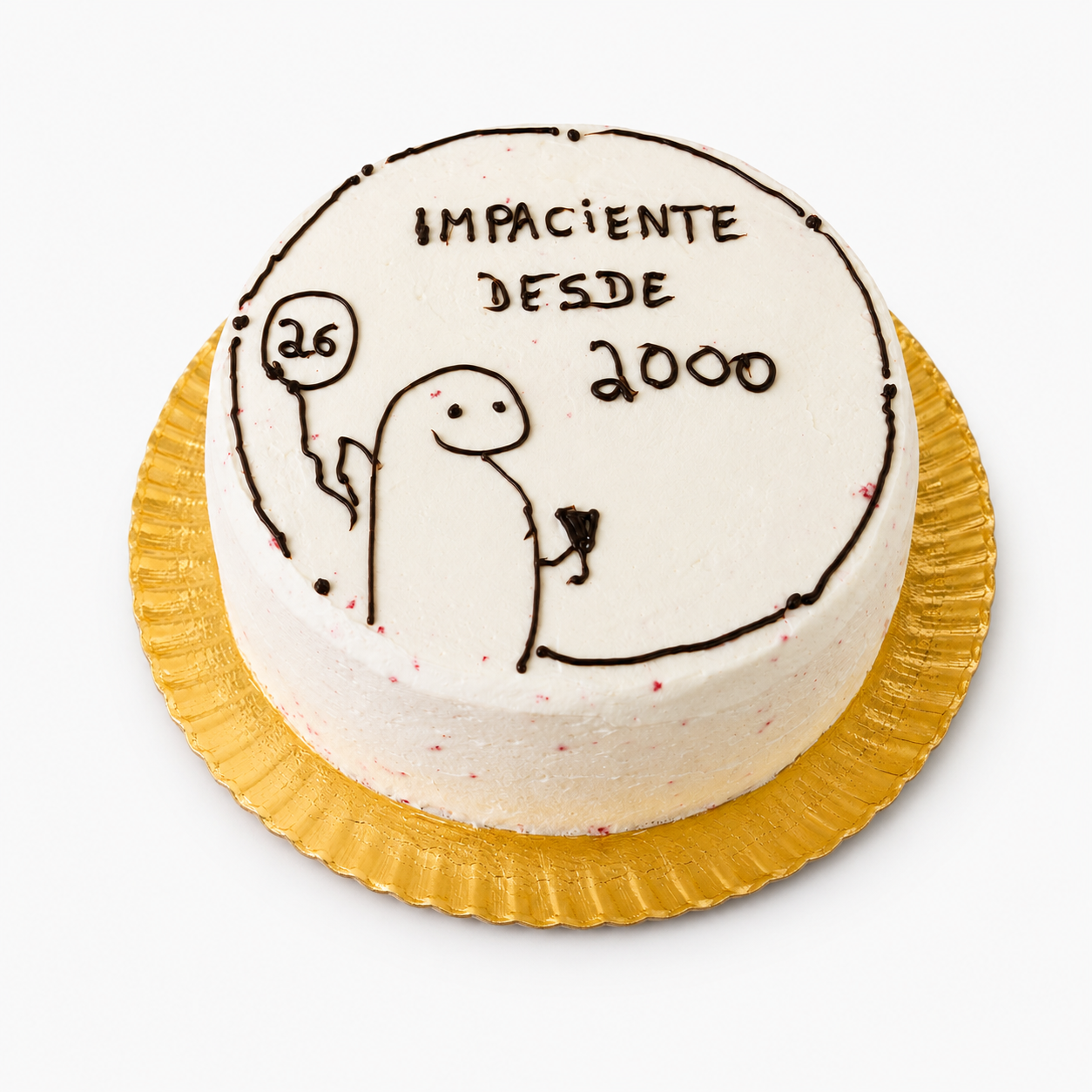 Bento Cake “Impaciente desde 2000” 4