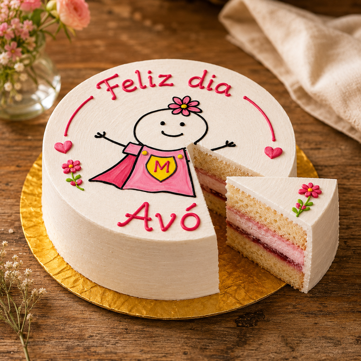 Bento Cake “Feliz Dia Avó” 2