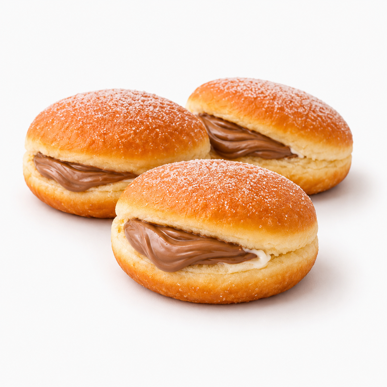 Bolas de Berlim com Creme Kinder 1