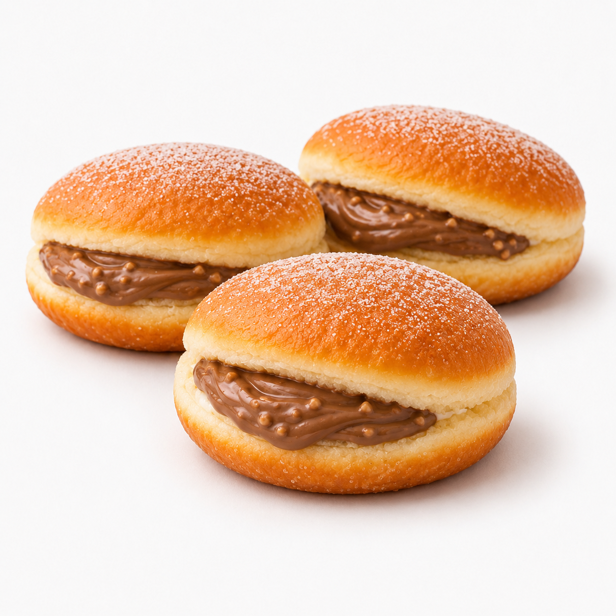 Bolas de Berlim com Creme Ferrero Rocher 1