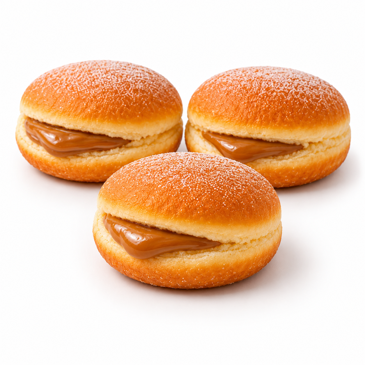 Bolas de Berlim com Creme Doce de Leite 1