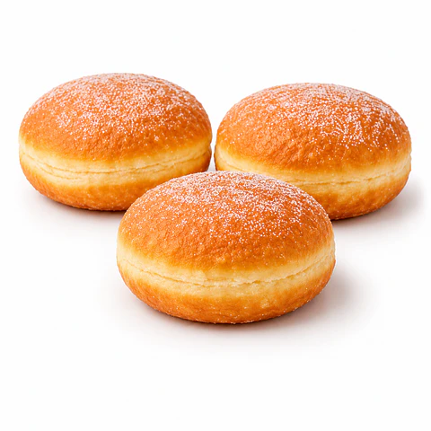 Bolas de Berlim sem Creme