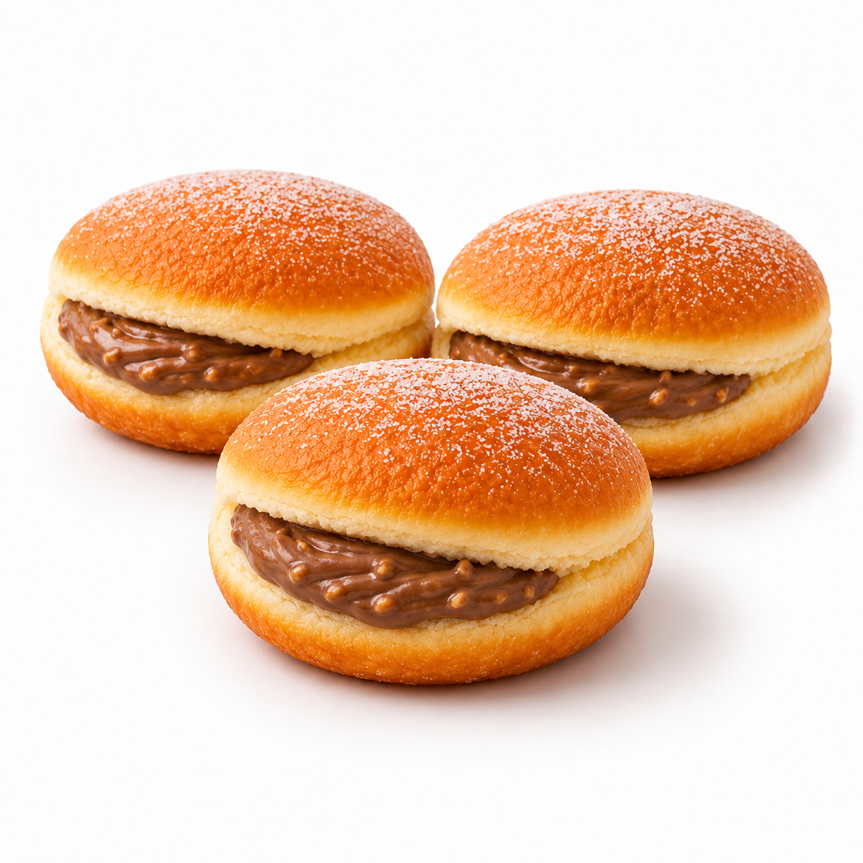 Bolas de Berlim com Creme Ferrero Rocher 1