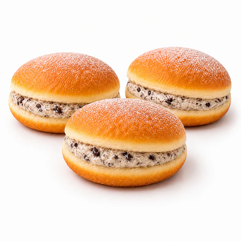 Bolas de Berlim com Creme Oreo