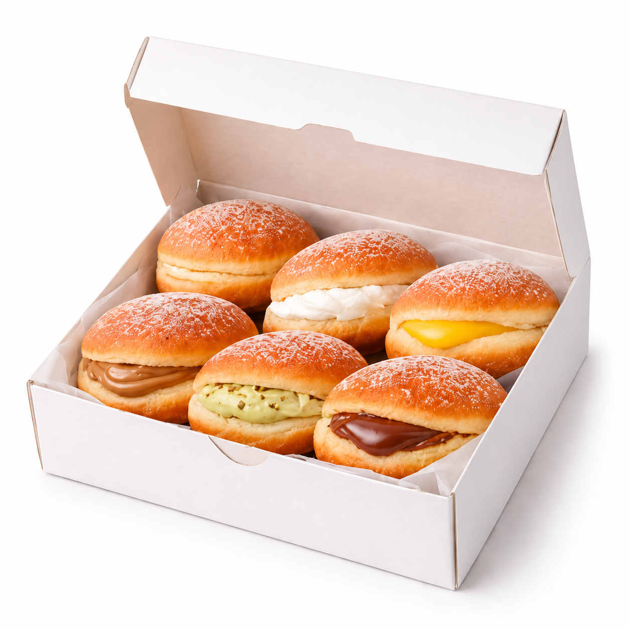 Box 6 Bolas de Berlim Sortidas 3