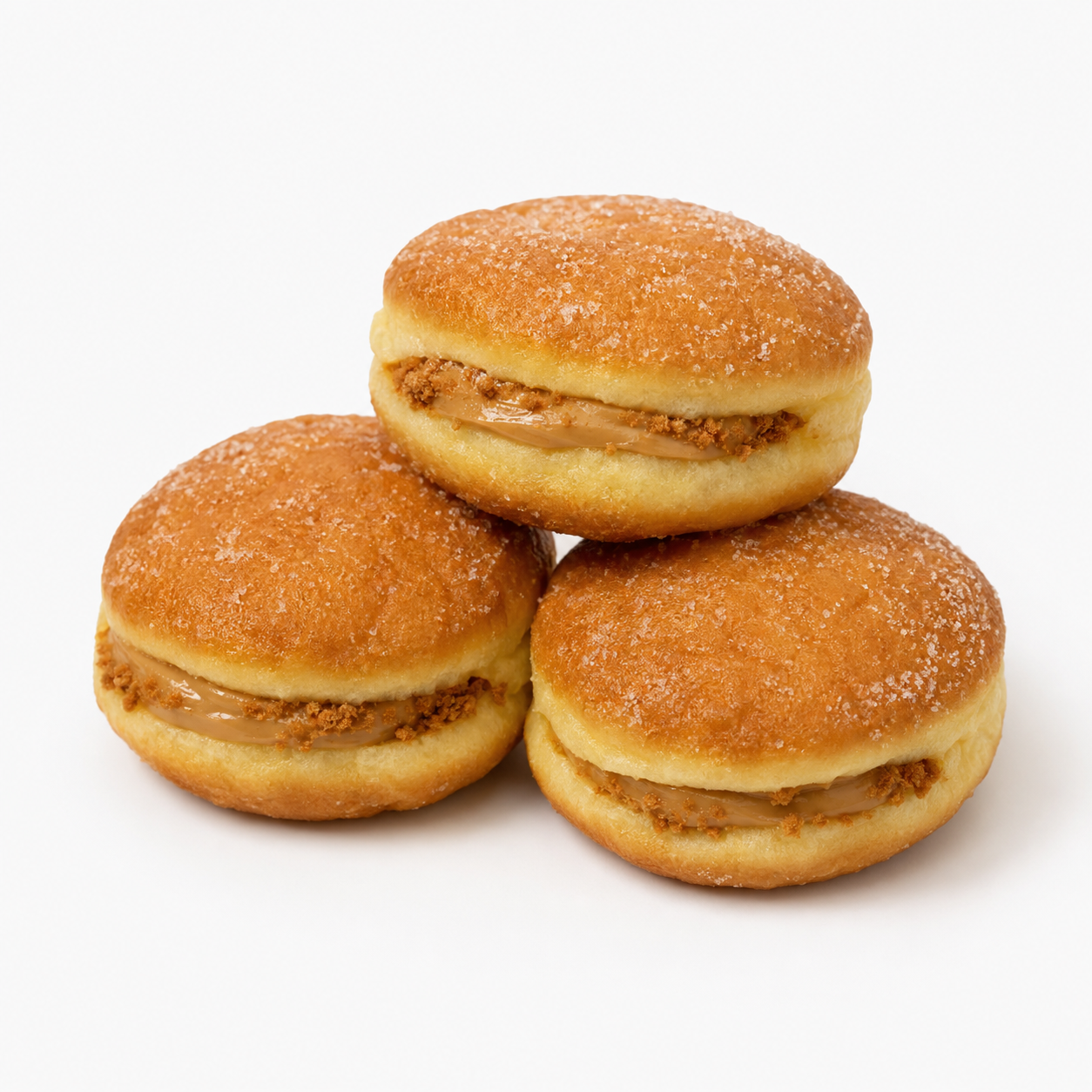 Bolas de Berlim com Creme Biscoff 1