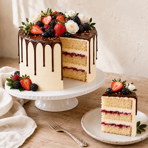 Drip Cake para Casamento