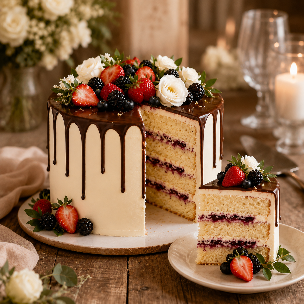 Drip Cake para Casamento 4