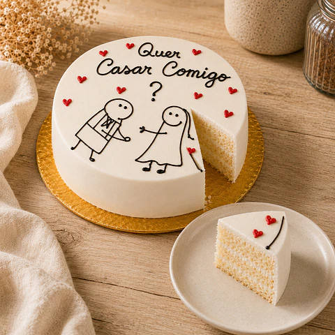Bento Cake “Quer Casar Comigo?”