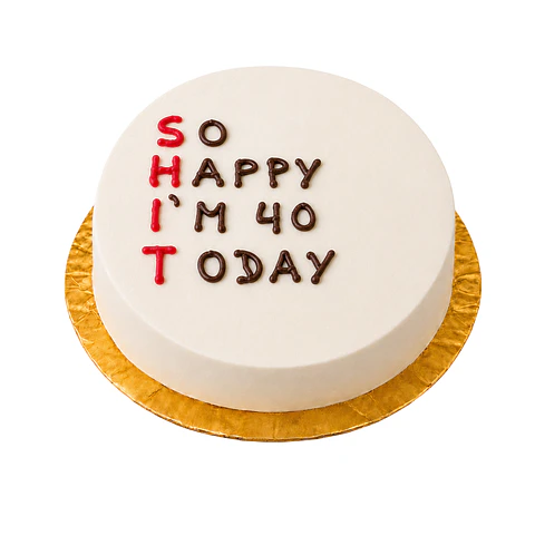 Bento Cake “So Happy I’m 40 Today”
