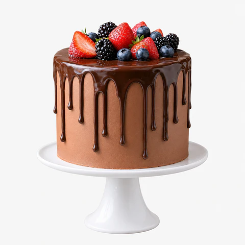 Drip Cake de Chocolate Negro
