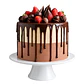 Drip Cake Chocolate com Morangos Frescos - Thumbnail 3
