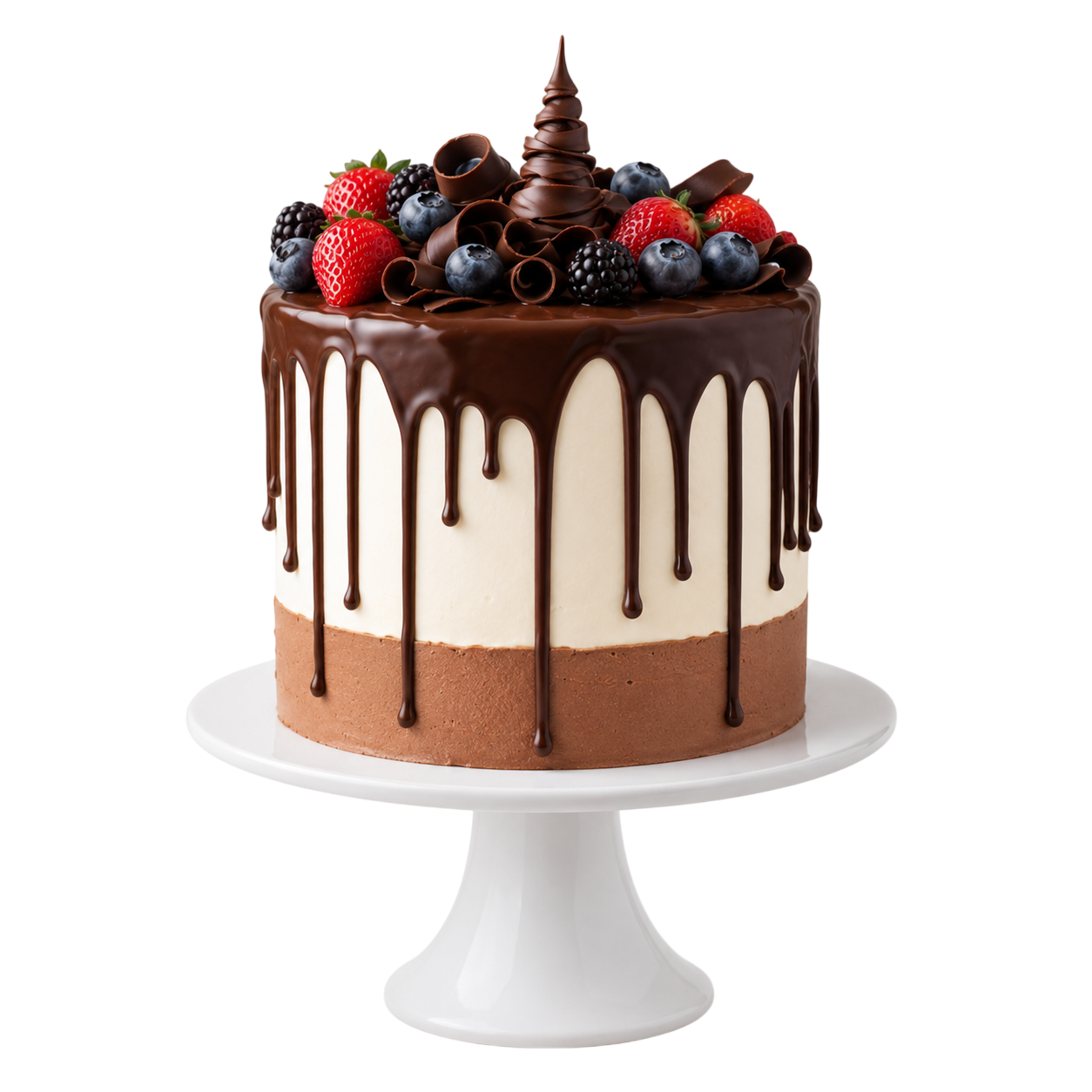 Drip Cake Red Velvet com Chocolate 3