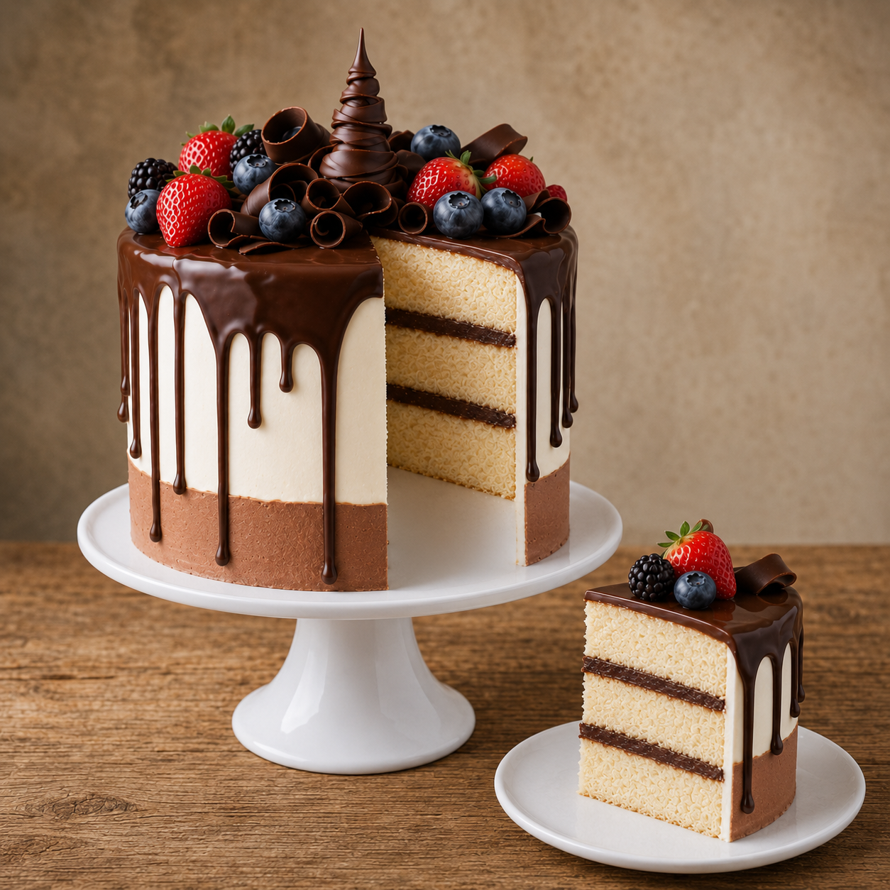 Drip Cake Red Velvet com Chocolate 2