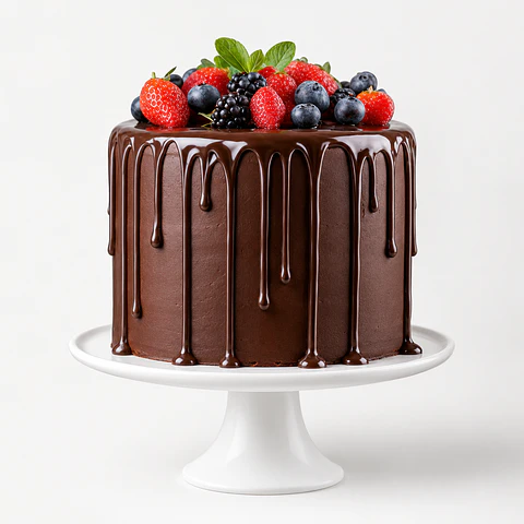 Drip Cake de Chocolate Clássico