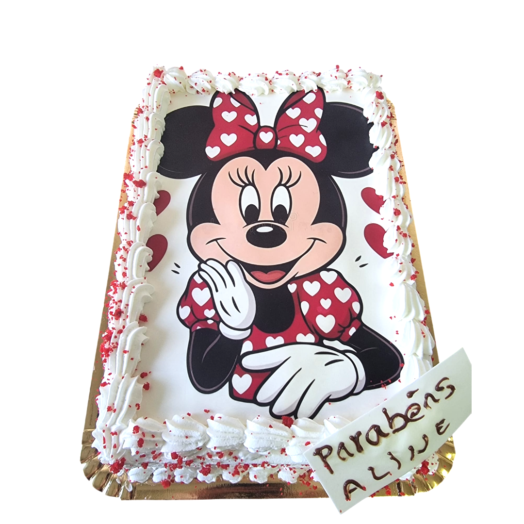 Bolo da Minnie Personalizado 4