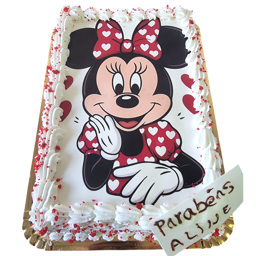 Bolo da Minnie Personalizado 6