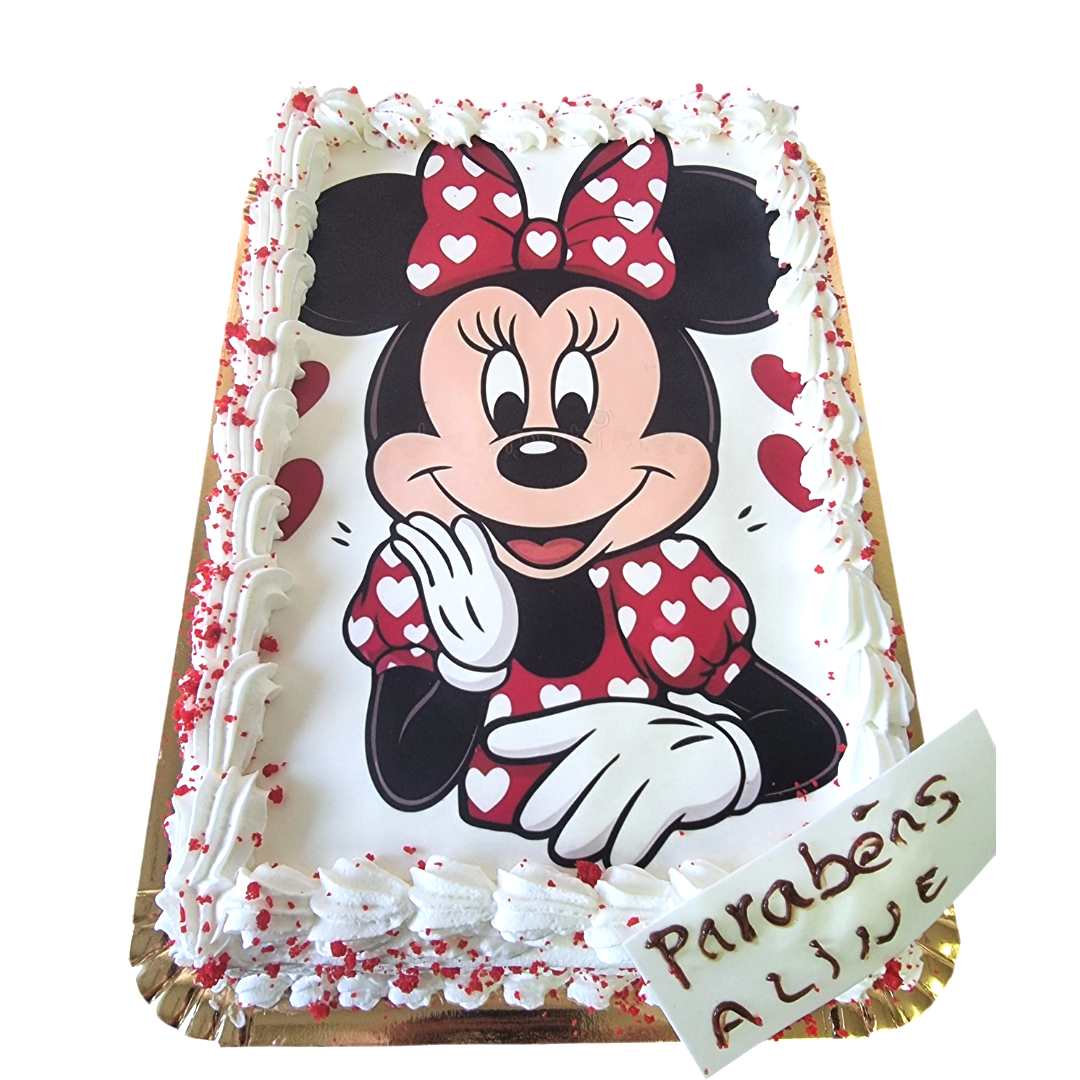 Bolo da Minnie Personalizado 5