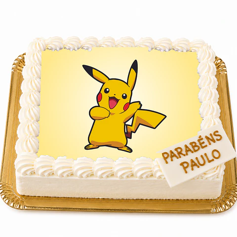 Bolo Pikachu Personalizado