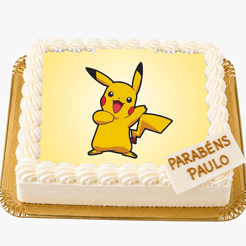 Bolo Pikachu Personalizado