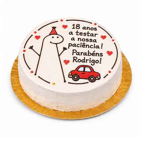 Bento Cake “18 Anos a Testar a Nossa Paciência”