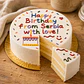 Bento Cake “Happy Birthday from Serbia with Love” - Thumbnail 2