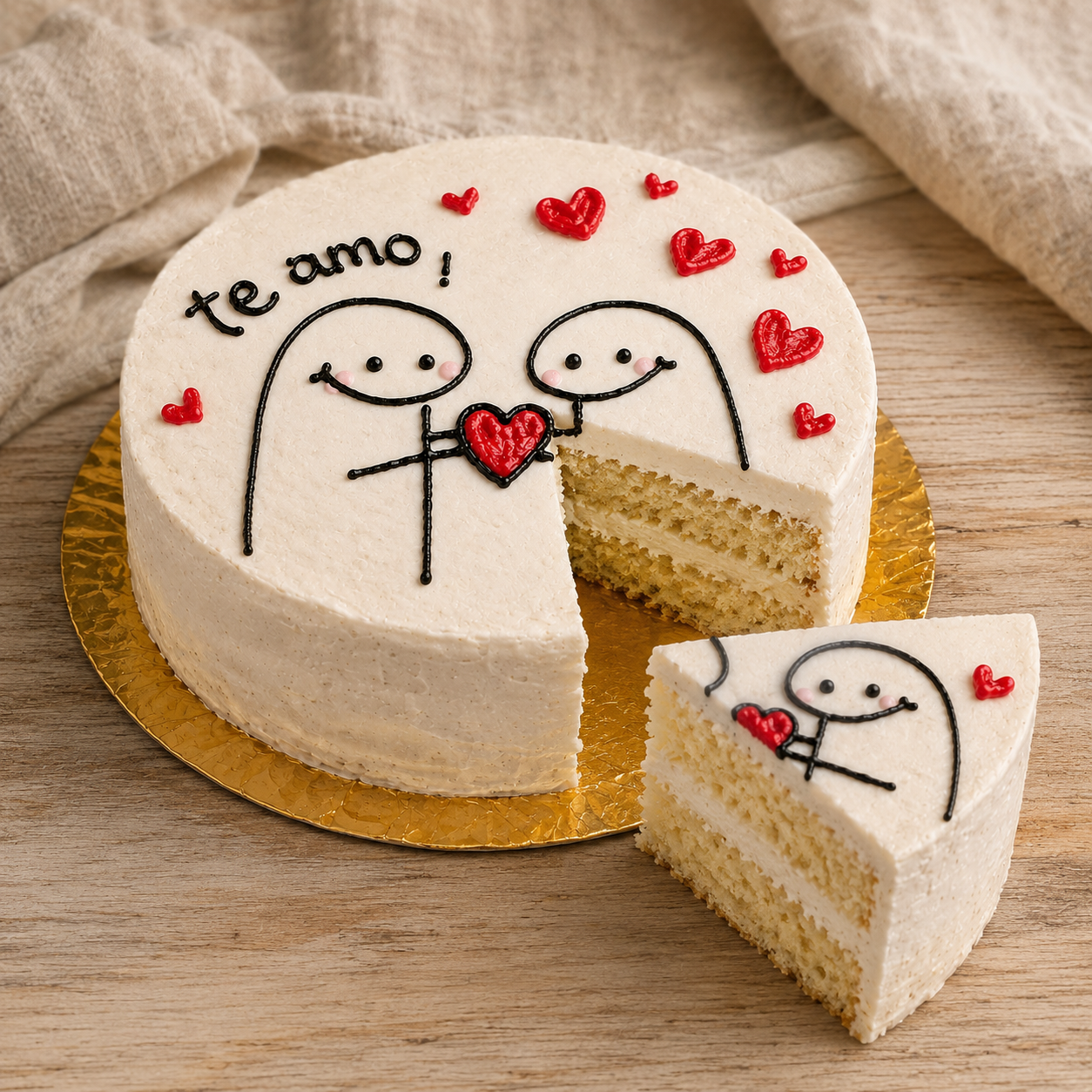 Bento Cake “Te Amo” 2