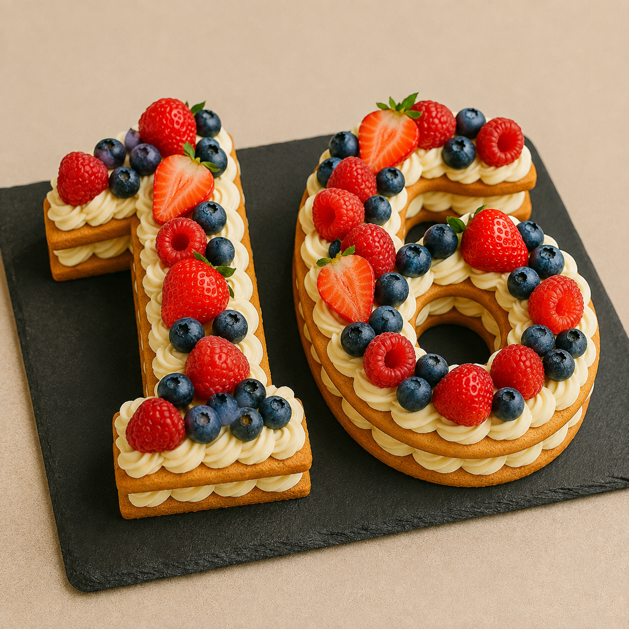 Bolo de Aniversário com Números 9