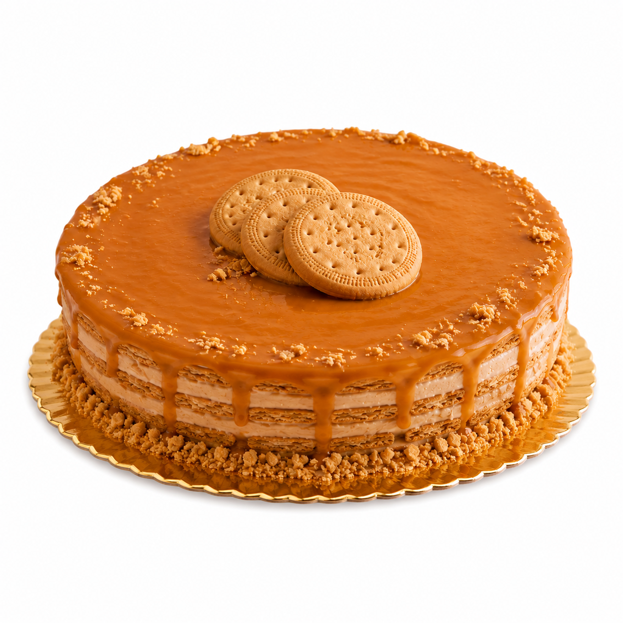 Bolo de Bolacha com Caramelo Salgado 2