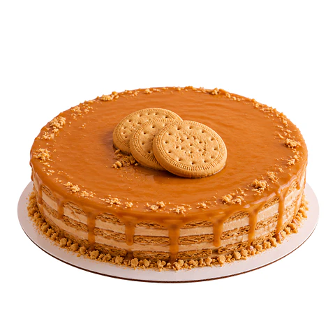 Bolo de Bolacha com Caramelo Salgado